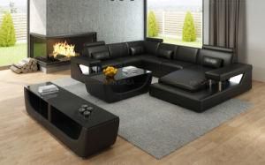 Living Room Furniture 7 Seater Corner L Shaped Fabric Sofa