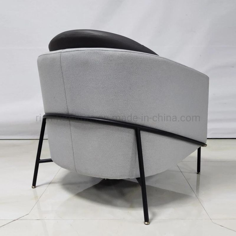Italian Design Modern Living Room Single Velvet Armchair Office Accent Chair
