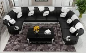 Fabric Material and Home Furniture General Use U Shaped Sectional Sofa