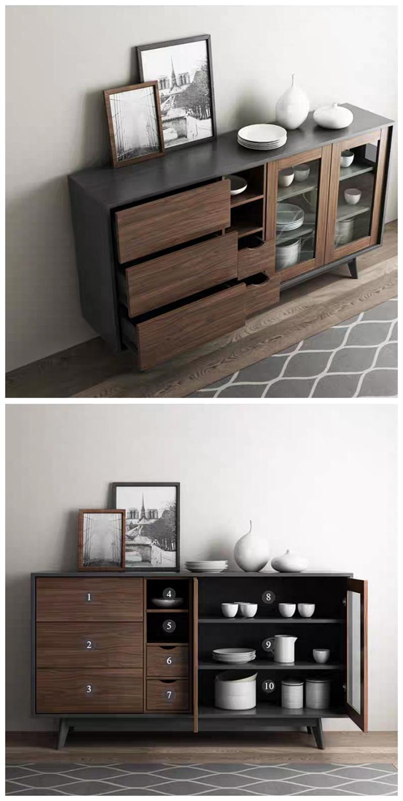 Wholesale Lower Price White Color Home Living Room Furniture Wooden MDF Display Closet Shoe Storage Rack Cabinet with Drawer