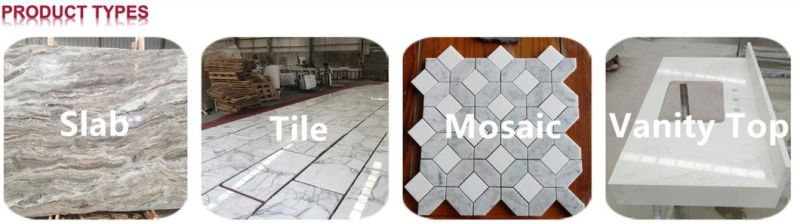 Chinese Natural Stone Granite/Quartzite Countertops Calacatta Oro White Marble Round Table Tops for Hotel Guest Room Furniture Decor