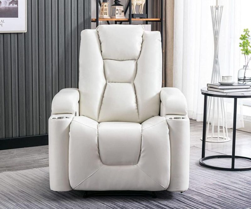 Jky Furniture Modern Multifunction Leather Home Theater Recliner Sofa Set for Homeusing
