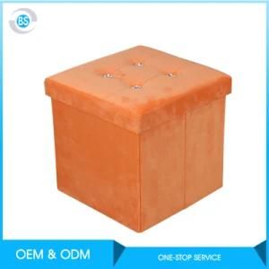 Storage Fabric Ottoman Living Room Stool