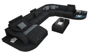 Modern Simple Design Large Size U-Shaped Fabric Couch Living Room Sofa Set 7 Seater Corner Sofas