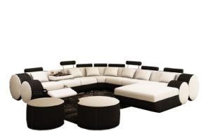 Latest Living Room Sofa Furniture Sets Leather Sectional Sofa