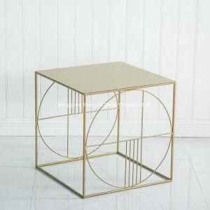 Minimalist Metal Square Side Table Home Furniture Coffee Table