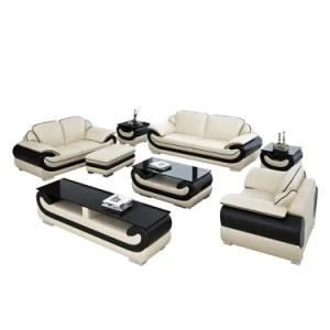 European Style 1+2+3 Leather Sofa for Home Living Room Hote