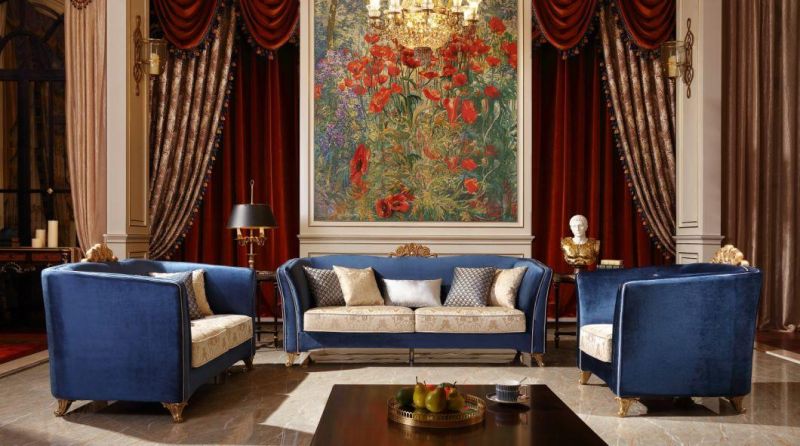 Chinese Furniture Faddish Fabric Leather Living Room Sofa