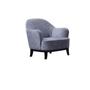 Purple Leisure Chair with Fabric Upholstered for Living Room