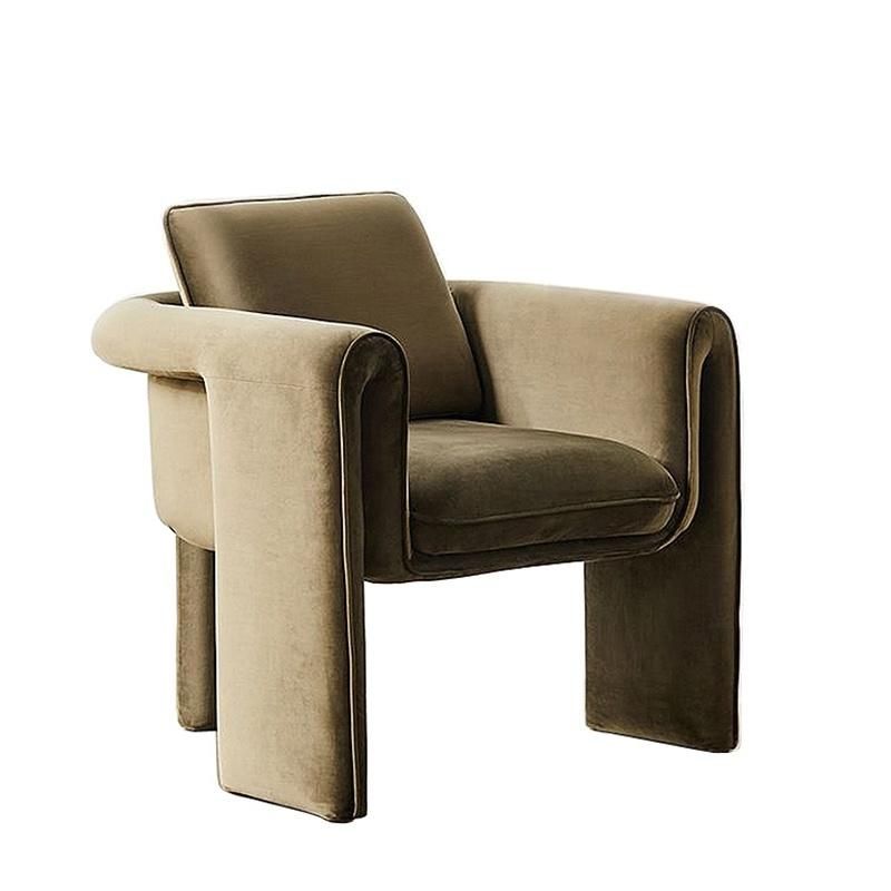 Nova Modern Livingroom Furniture Leather Chair Lounge Sofa Chair Fabric Chair