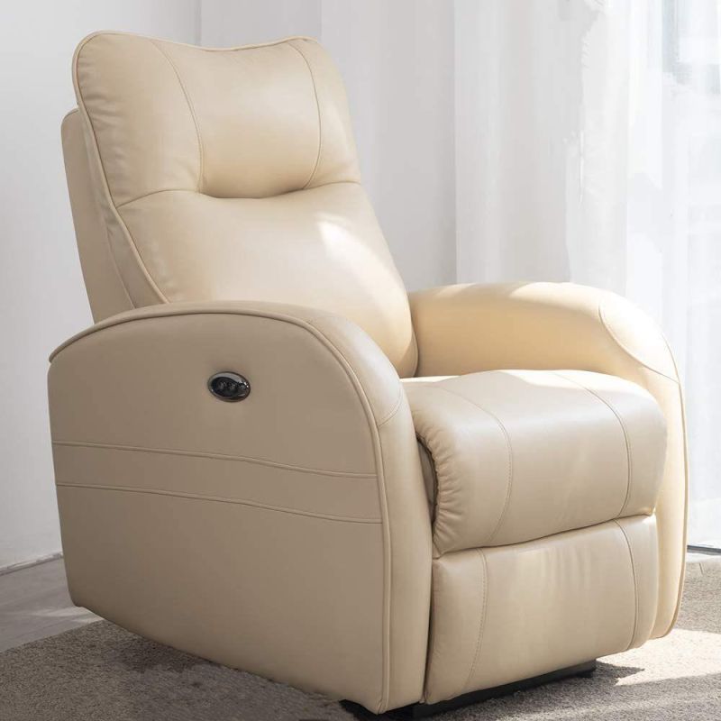 Jky Furniture High Adjustable Leather Power Recliner Chair with Big Loading Quantity