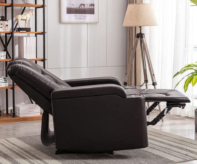 Jky Furniture Multifunction Leather Home Theater Recliner Sofa Set with Multifunction