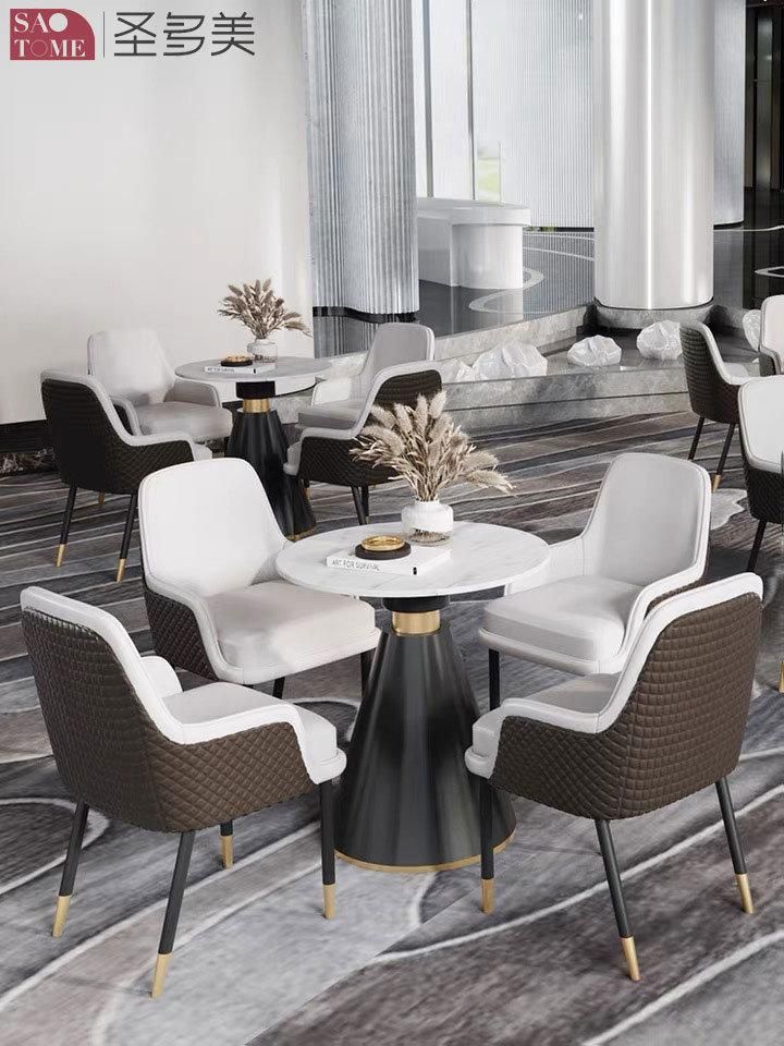 New Style Home Furniture Living Room Coffee Table Metal Side Table Bedroom Table Melamine Laminated Tea Table