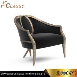 Vintage Interior Style Home Bedroom Leisure Foam Armchair with Gold Metal Steel Legs