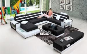 Home Furniture General Use and Synthetic Leather Material Modern Leather Sofa Set