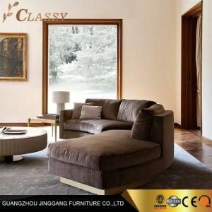 Contemporary Luxury Designer Curved Italian Sofa for Living Room