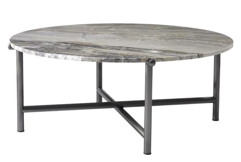 CT92c Natural Marble Coffee Table, Latest Design Coffee Table in Living Set, Home and Commercial and Hotel Customization