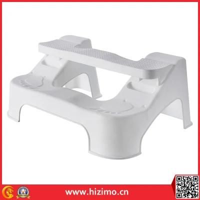 2021 New Adjustable Plastic Bathroom Toilet Stool Squatty Potty