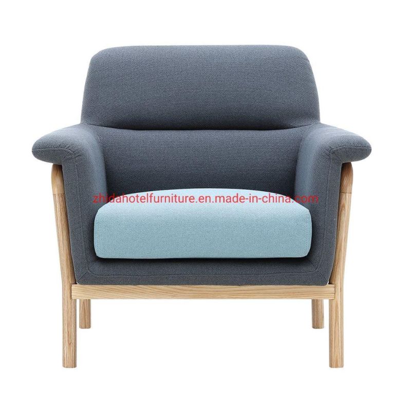 Wooden Armrest Modern Restaurant Home Hotel Chair for Living Room Furniture
