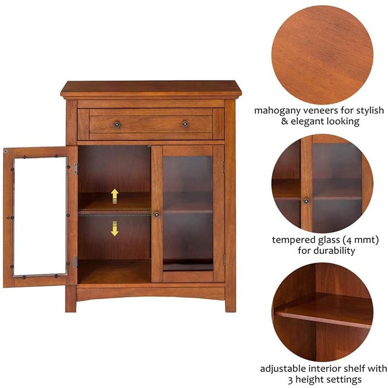 Suitable for Kitchen Living Room Bedroom 32-Inch Independent Floor Storage Cabinet 0248