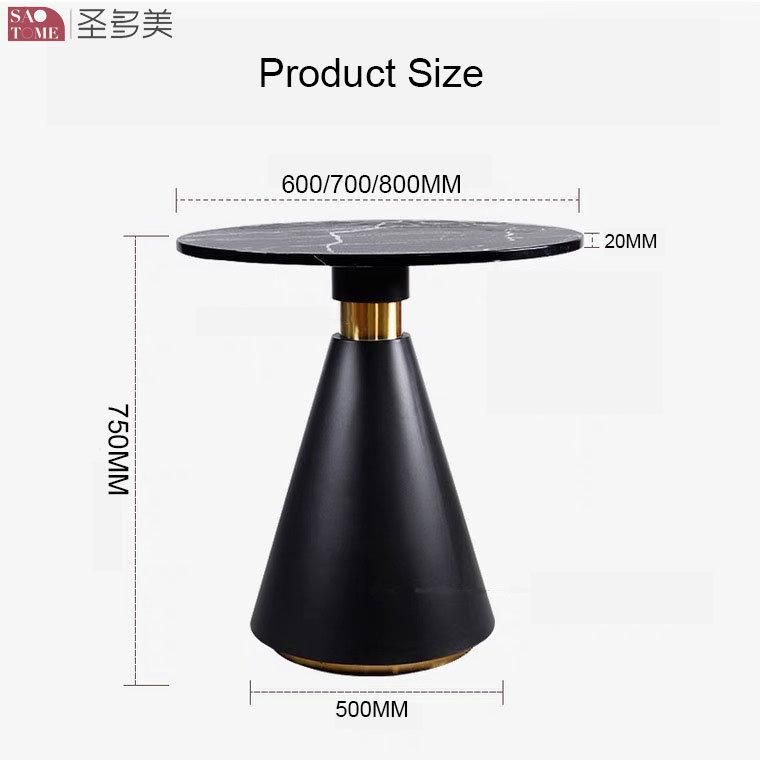 New Style Home Furniture Living Room Coffee Table Metal Side Table Bedroom Table Melamine Laminated Tea Table