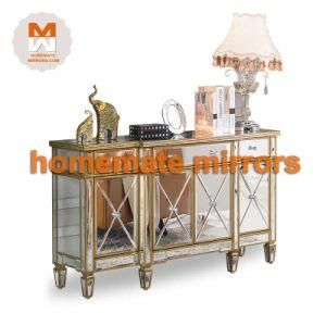 High Quality Competitive Price Mirrored Storage Chest Living Room Furniture.