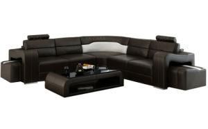 L Shape Corner Sofa Modern Leather Sofa Set Small Corner Sofa