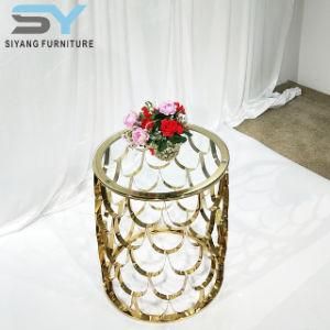 Home Furniture Modern Fancy Coffee Table Glass Side End Table