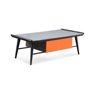 Best-Selling Wooden End Table with Glass Top for Modern Living Room (YA990A)