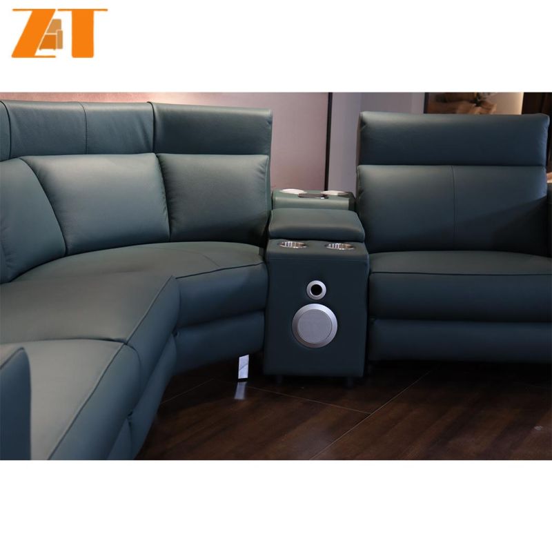 China Suppliers Modern Functional Luxury Leather Electric Recliner Sofa Home Furniture