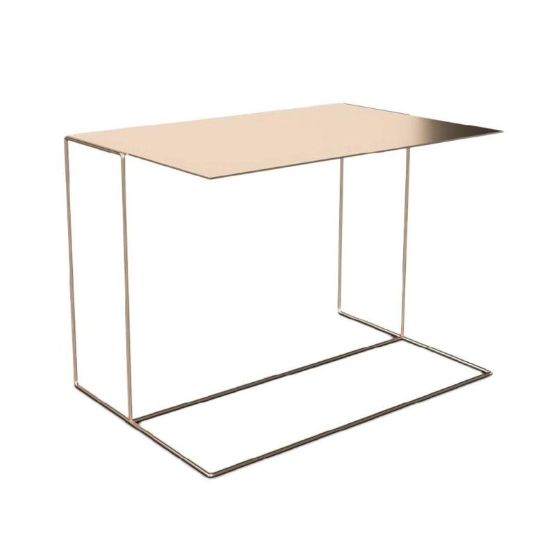 CT42b Metal Side Table, Italian Design Stainless Steel Side Table, Living Room Set in Home and Commercial Hotel Customization