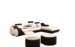 Luxury Modern Living Room Furniture Italian Leather Sofa Set