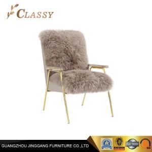 Wooden Handrail Furniture Living Room and Hotel Armchair