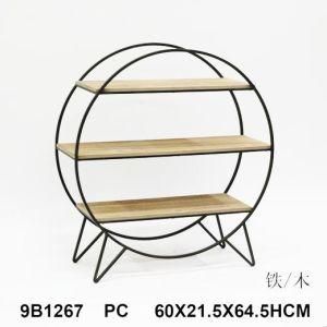 Living Room Stand Metal Wire Shelves, Metal Round Corner Shelves Furniture