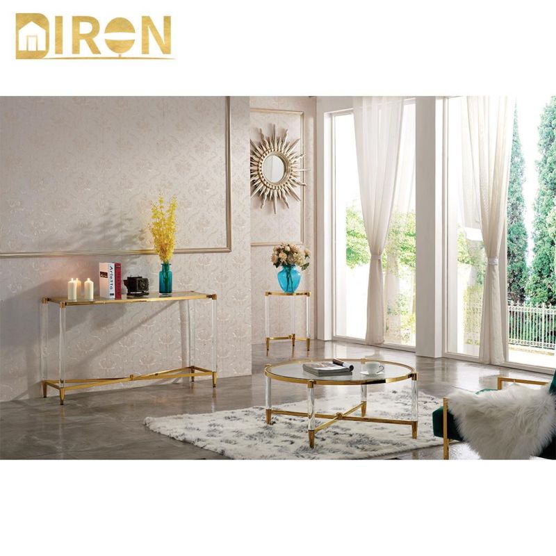 Cheap Price Factory Direct Sale Simple Design Metal Round Coffee Table Sofa Side Table