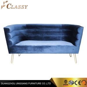 Dusty Blue Leisure Sofa for Living Room Furniture