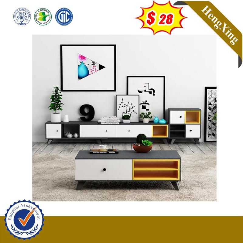 Push Door Simple Stylish Luxury Glossing Beach Knock Down Table Furniture (Hx-8nr0995)