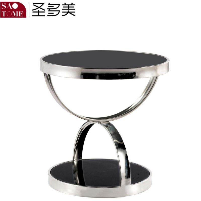 Modern Small Living Room Furniture Glass End Table
