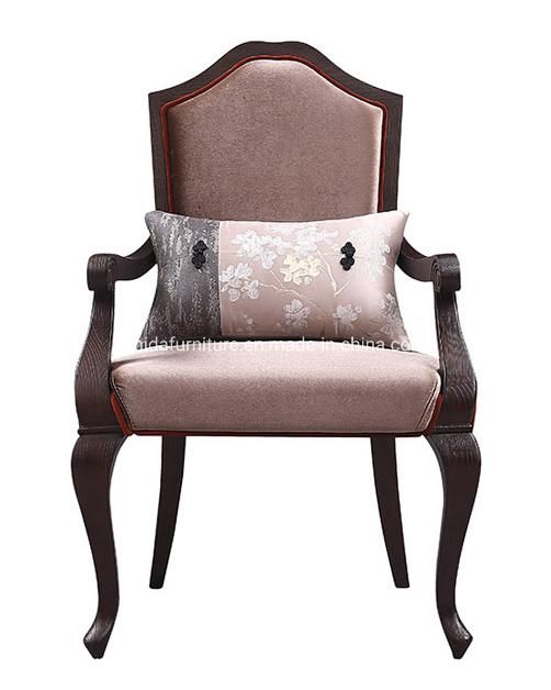 Antique Style Wooden Frame Living Room Chair Hotel Reception Chair