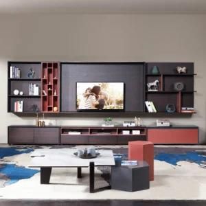 Trendy Simple Wooden TV Cabinet for Modern Living Room (YA983D-B)