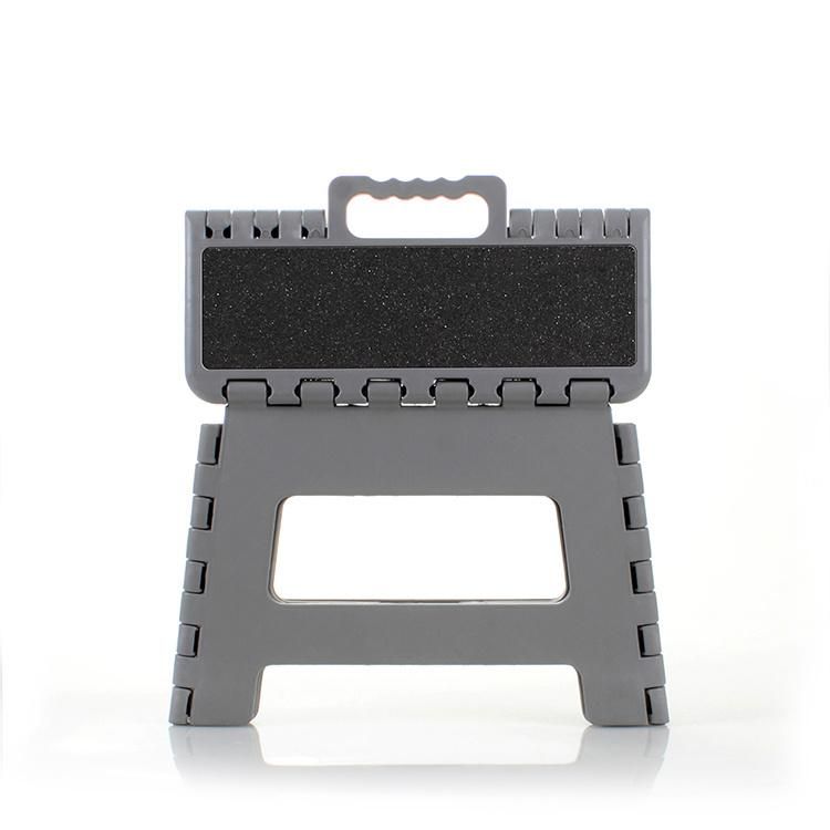 Frosted Black Treadable Portable Folding Stool