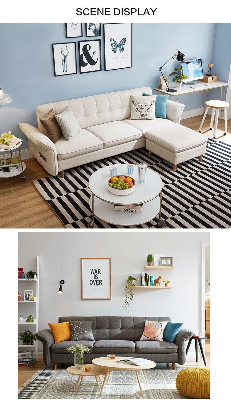 Linsy European China Sofa Bed Living Room Furniture 1012