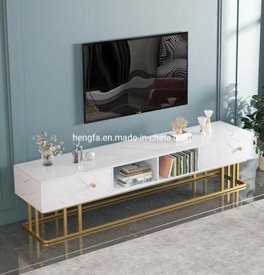 Manufacturer Living Room Wall Corner Metal Frame TV Stand Cabinet