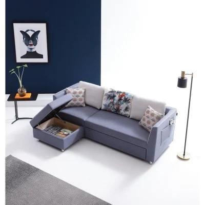 Livingroom Furniture Cloth Fabric Nordic Modern Design Sectional Home Sofa with 3 Seater