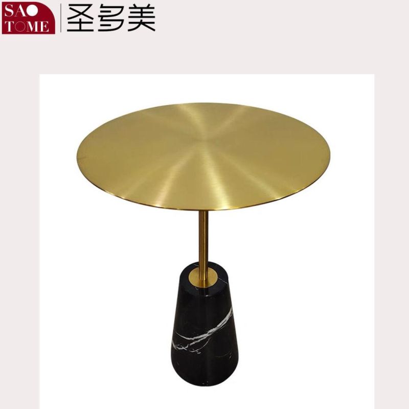 Modern Hotel Living Room Furniture T-Shaped Round Tea Table