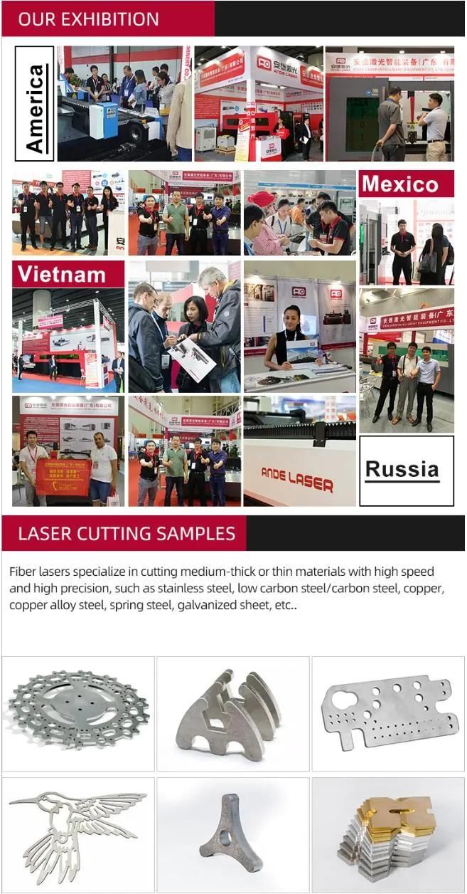 Plates and Pipes Fiber Laser Cutting Machine 1000W 1500W 2000W 3000W CNC Stainless Steel/Carbon Steel/ Aluminium Sheet Metal Fiber Laser Cutting Tube Machine