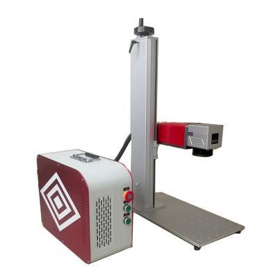 Metal Logo 20W 30W Max Mini Portable Laser Printer Fiber Laser Engraving Machine for Metal Jewelry