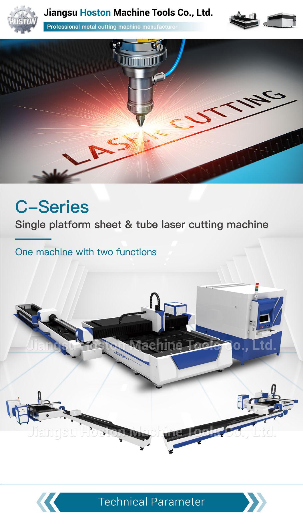 Large Area Metal Tube and Plate Fiber Laser Cutting Machine for 10mm Carbon Steel
