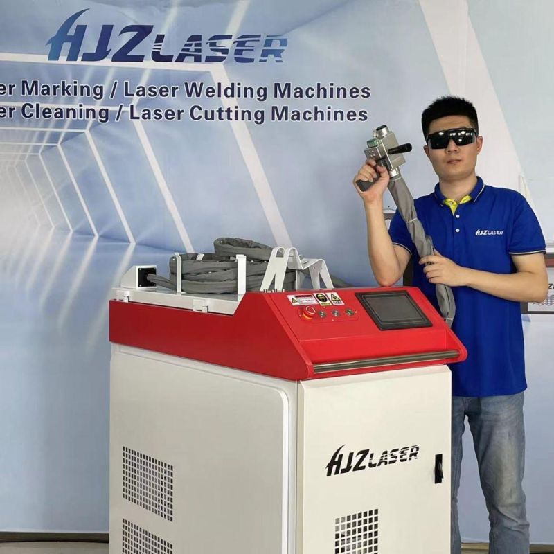 1500W Dual Optical Beam Double Scaneer Laser Cleaning Machine Cleaning Size 30cm