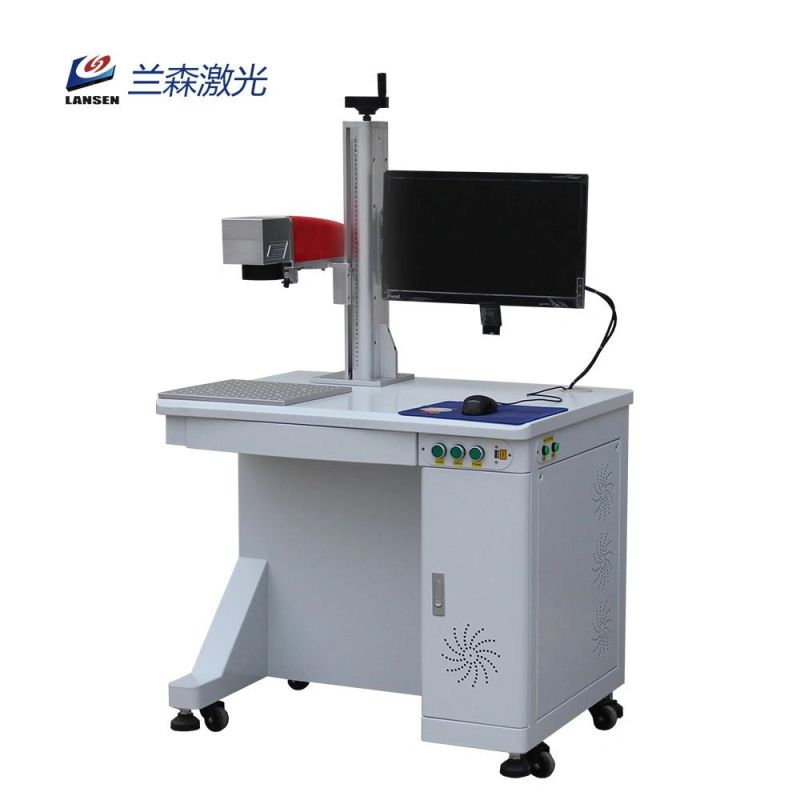 Jpt 60W Electronic Aluminum Fiber Laser Marking Black Cutting Machine